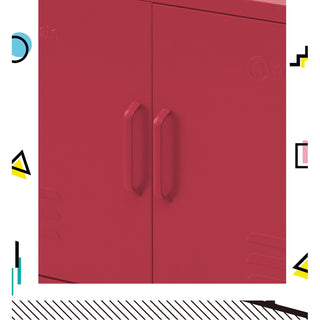 ArtissIn Buffet Sideboard Metal Cabinet - BASE Pink