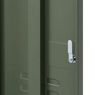 ArtissIn Bedside Table Metal Cabinet - Green