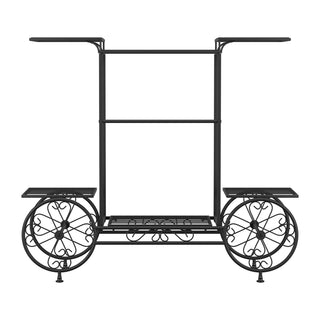 Artiss Plant Stand 6 Tier Iron 4 Wheeler