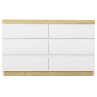 Artiss 6 Chest of Drawers Cabinet Dresser Table Tallboy Storage Bedroom White