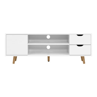 Artiss TV Cabinet Entertainment Unit 120cm White Larin