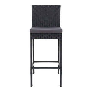 Gardeon 2-Piece Outdoor Bar Stools Dining Chair Bar Stools Rattan Furniture
