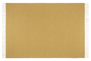 Hampton Throw - Merino Wool Blend - Ochre