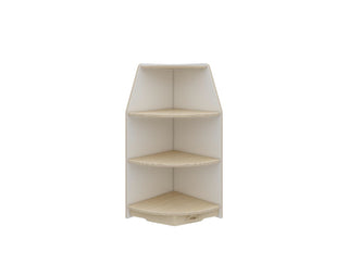 Jooyes Goteborg Kids 3 Tier Corner Shelf Wooden Storage Cabinet
