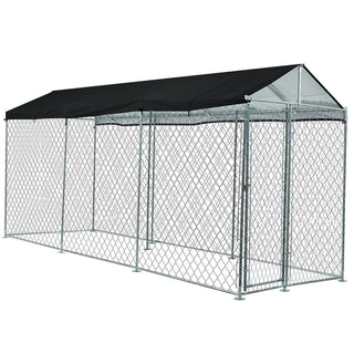 NEATAPET 4.5x1.5m Dog Enclosure Pet Playpen Outdoor Wire Cage Puppy Fence with Cover Shade