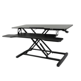 EKKIO Adjustable Standing Desk Riser with Gas Spring (Black)