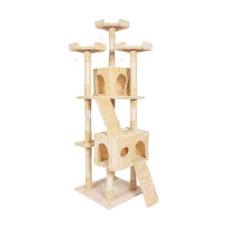 Floofi 170cm Plush Cat Condo Cat Tree Beige
