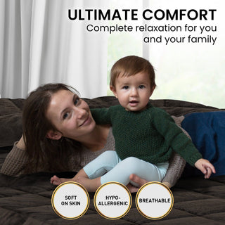 Laura Hill 500gsm Faux Mink Quilt Comforter - King