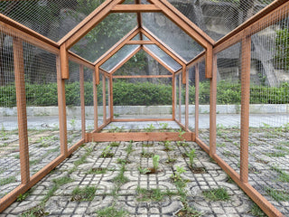 YES4PETS 5 M Large Chicken Coop Cat Run Guinea Pig Cage Villa Extension Rabbit Hutch House Pen