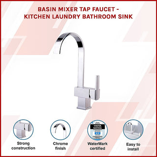 Basin Mixer Tap Faucet -Kitchen Laundry Bathroom Sink