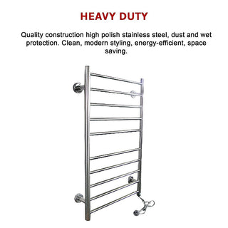 Electric Heated Bathroom Towel Rack / Rails -100w
