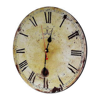 Large Vintage Wall Clock Kitchen Office Retro Timepiece