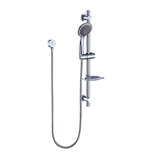 Hand Held Shower Rail Soap Dish Bathroom Set
