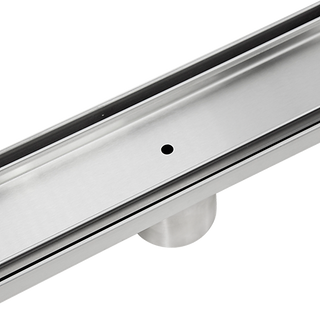 1200mm Tile Insert Bathroom Shower Stainless Steel Grate Drain w/Centre outlet Floor Waste