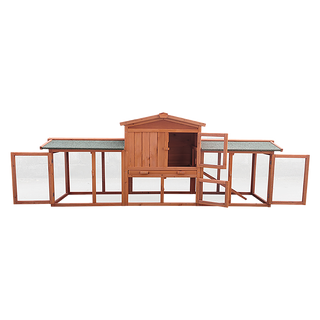 Rabbit Hutch Hutches Large Metal Run Wooden Cage Chicken Coop Guinea Pig