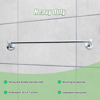 Classic Chrome Towel Bar Rail Bathroom