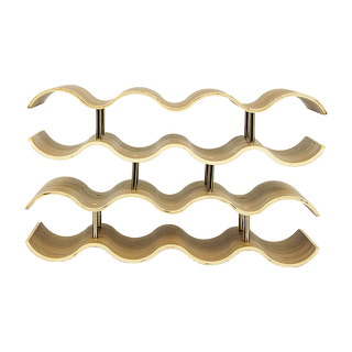 Wooden Wave Wine Rack/Creative Home Grape Wine Holder Shelf Cabinet/Bottle Rack