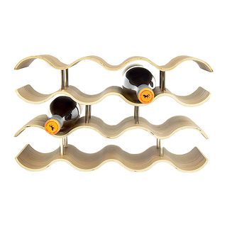Wooden Wave Wine Rack/Creative Home Grape Wine Holder Shelf Cabinet/Bottle Rack