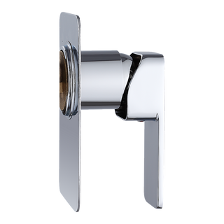 Single Square Shower Bath Mixer Tap Bathroom WATERMARK Approved in Chrome