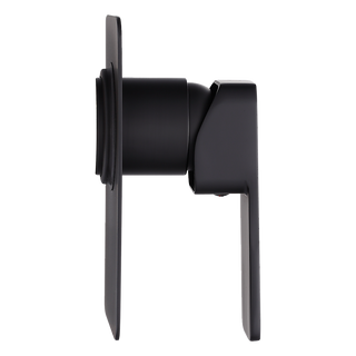 Single Square Shower Bath Mixer Tap Bathroom WATERMARK Approved in Black