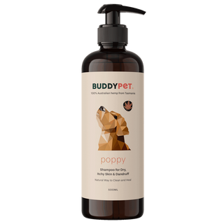 Poppy - Hemp Shampoo for Dry, Itchy Skin | 500ml